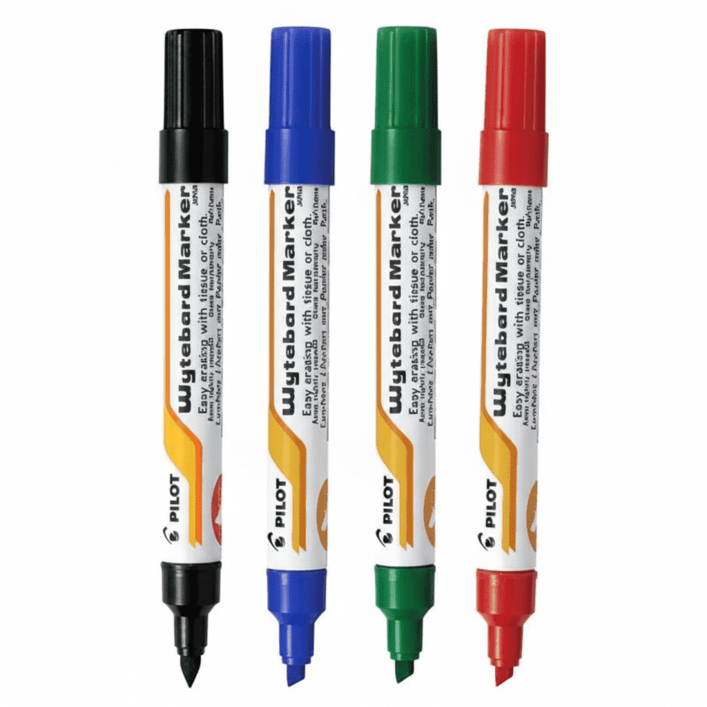 Whiteboard Marker Broad 4 Col Set